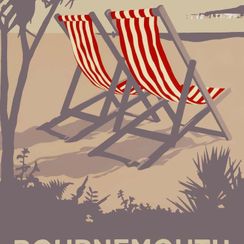 Bournemouth Red Deckchairs